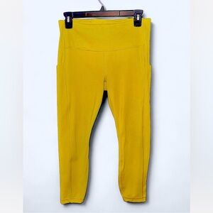 Fall Yellow Athleta Ultimate Stash Pocket Petite 7/8 Tight